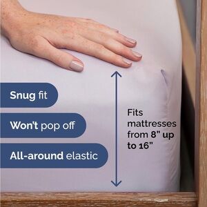 Opalhouse Lavender Sheet Set with Lace Trim